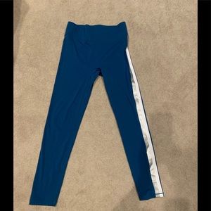 Turquoise All Access leggings, Size M, EUC